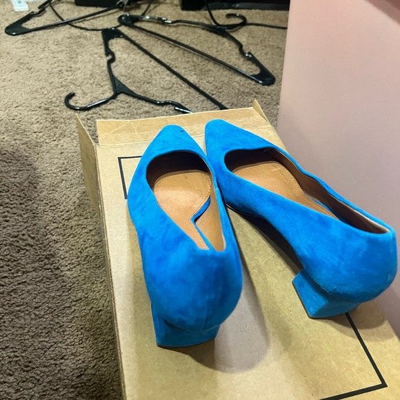 Blue Sarto By Franco Heels Suade - Picture 4 of 4